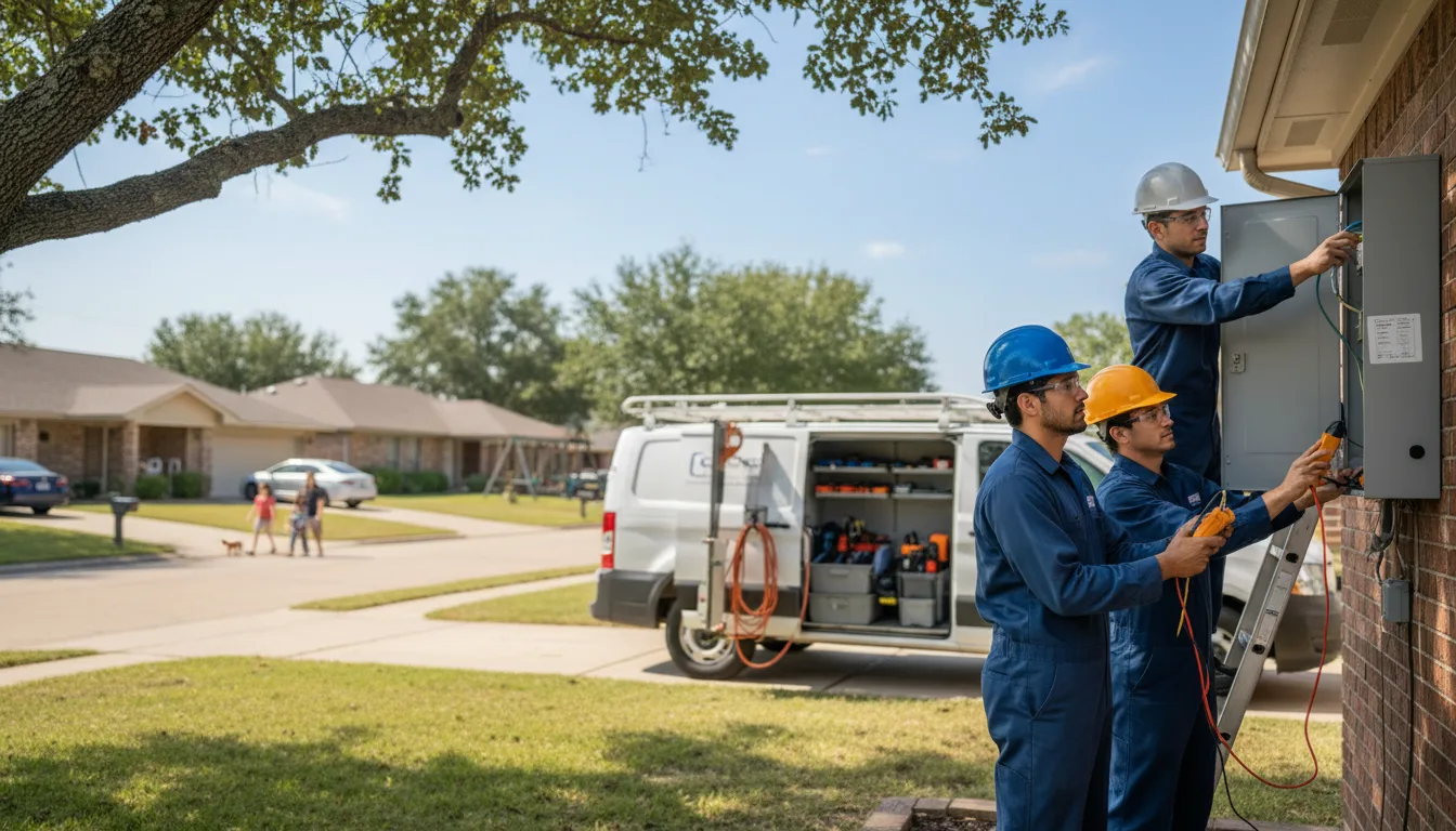 Certified electrician providing emergency electrical services in Amenia, ND